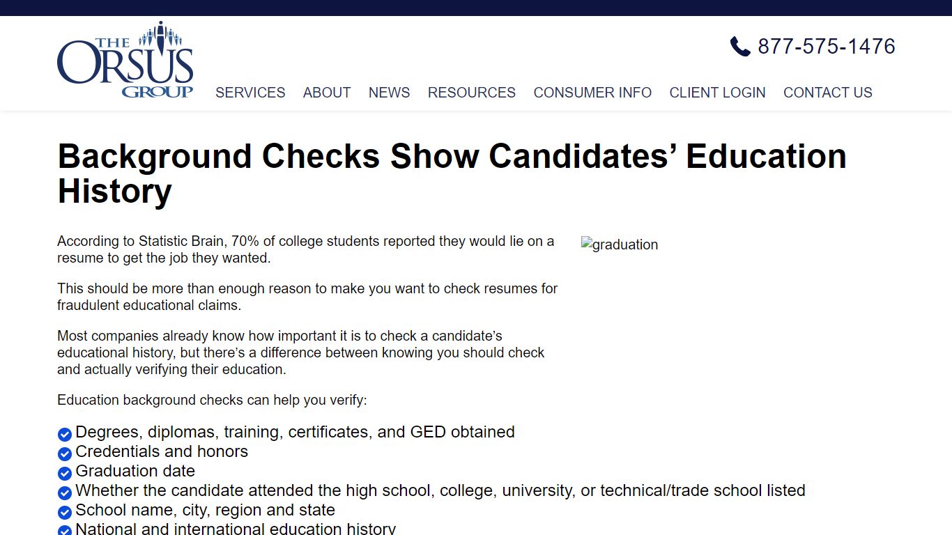 Background Checks Show Candidates’ Education History